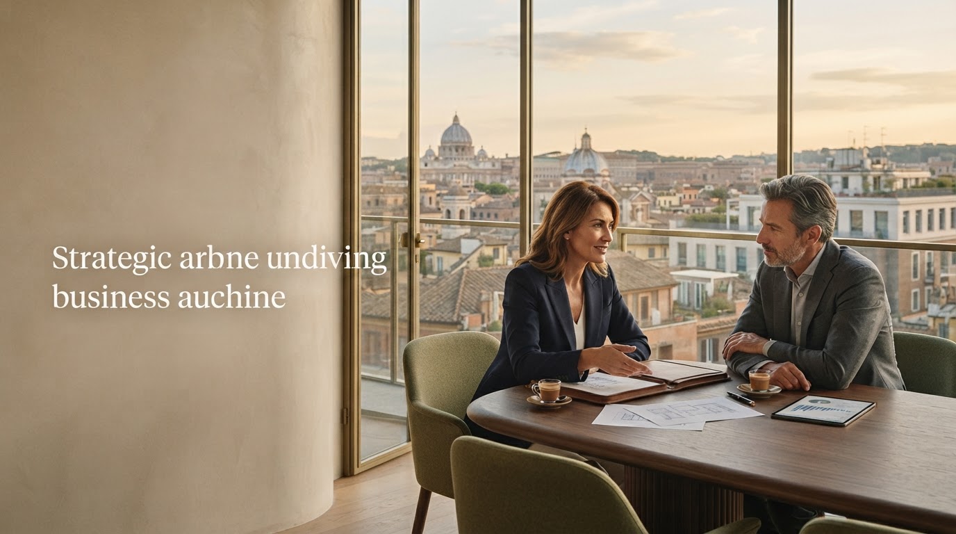 Nexoro Capitale - un genitore lavora con calma al computer mentre un bambino gioca sullo sfondo
